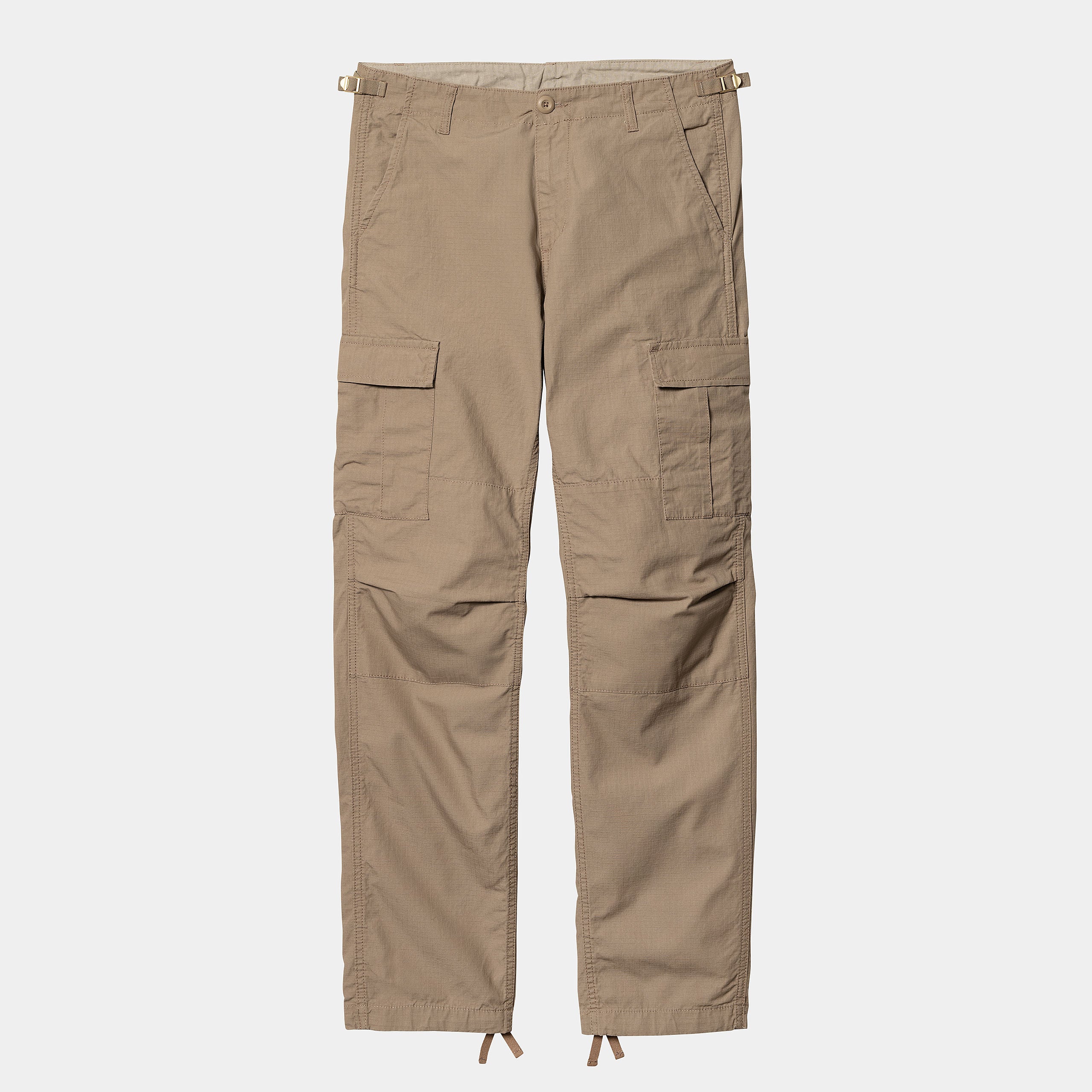 Aviation Leather Colour Cargo Pant-Front view