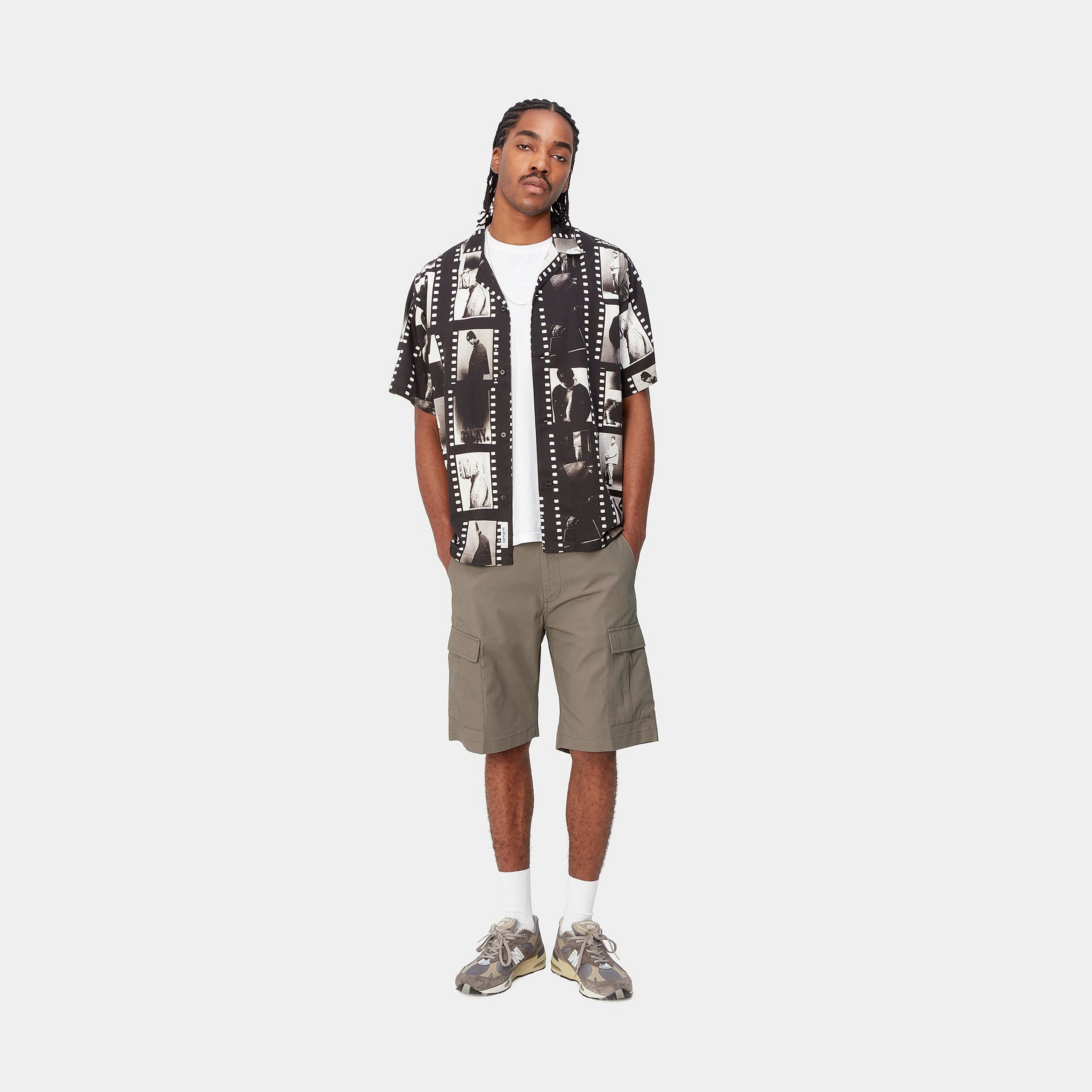 Carhartt WIP Aviation Cargo Short-Branch Branch back view