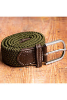 Swole Panda Woven Belt - Khaki Green Khaki detail view