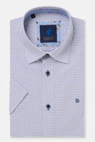 BENETTI Finn Short Sleeve Blue Shirt BLUE front view