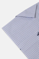 BENETTI Finn Short Sleeve Blue Shirt BLUE model front view