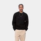 Carhartt WIP Carhartt Sweat-Black / Black Black / Black front view