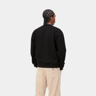 Carhartt WIP Carhartt Sweat-Black / Black Black / Black model front view