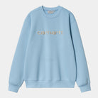 Carhartt WIP Carhartt Sweat-Bluebird / Fleur De Sel Bluebird / Fleur De Sel front view