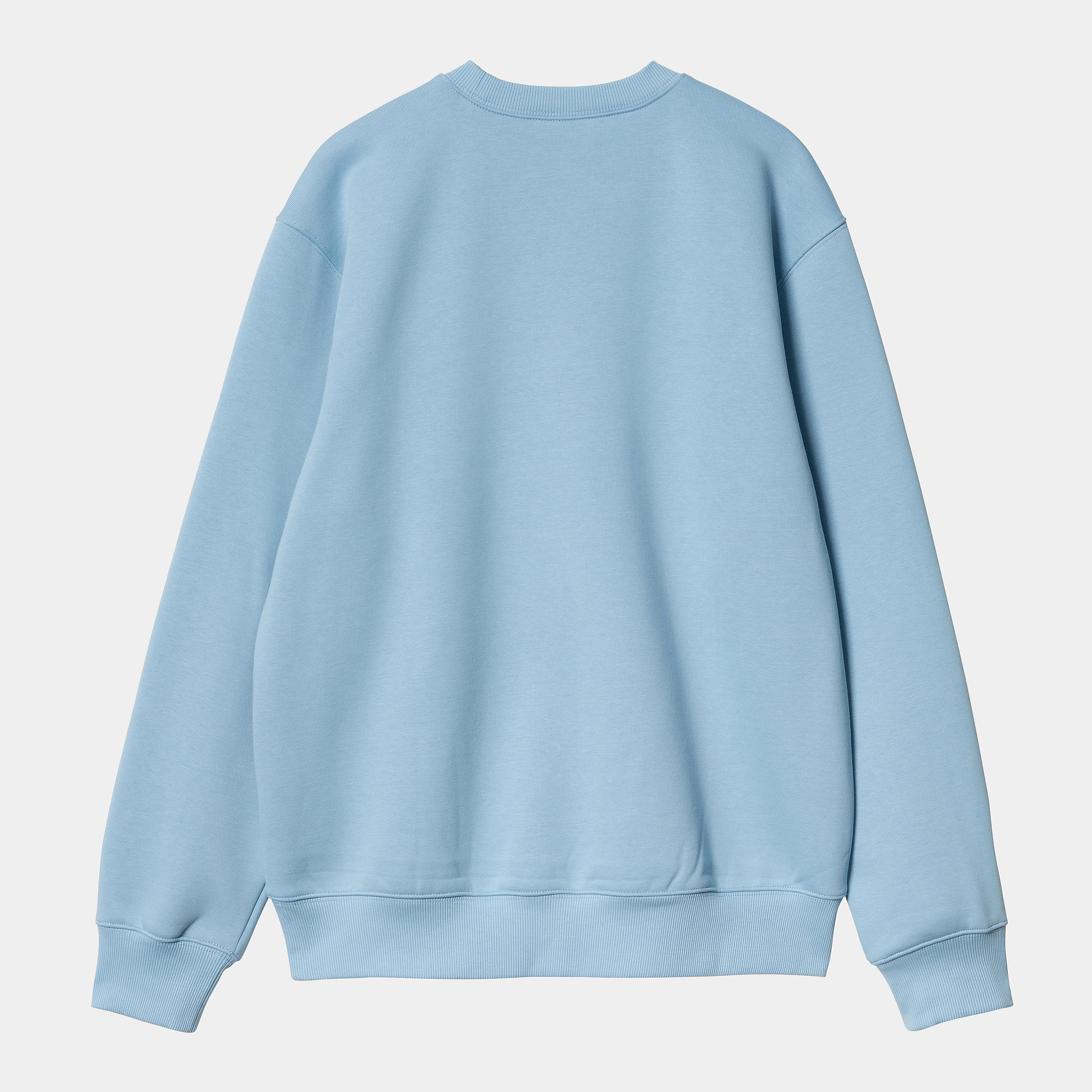 Men's Carhartt Sweat-Bluebird / Fleur De Sel-Back View