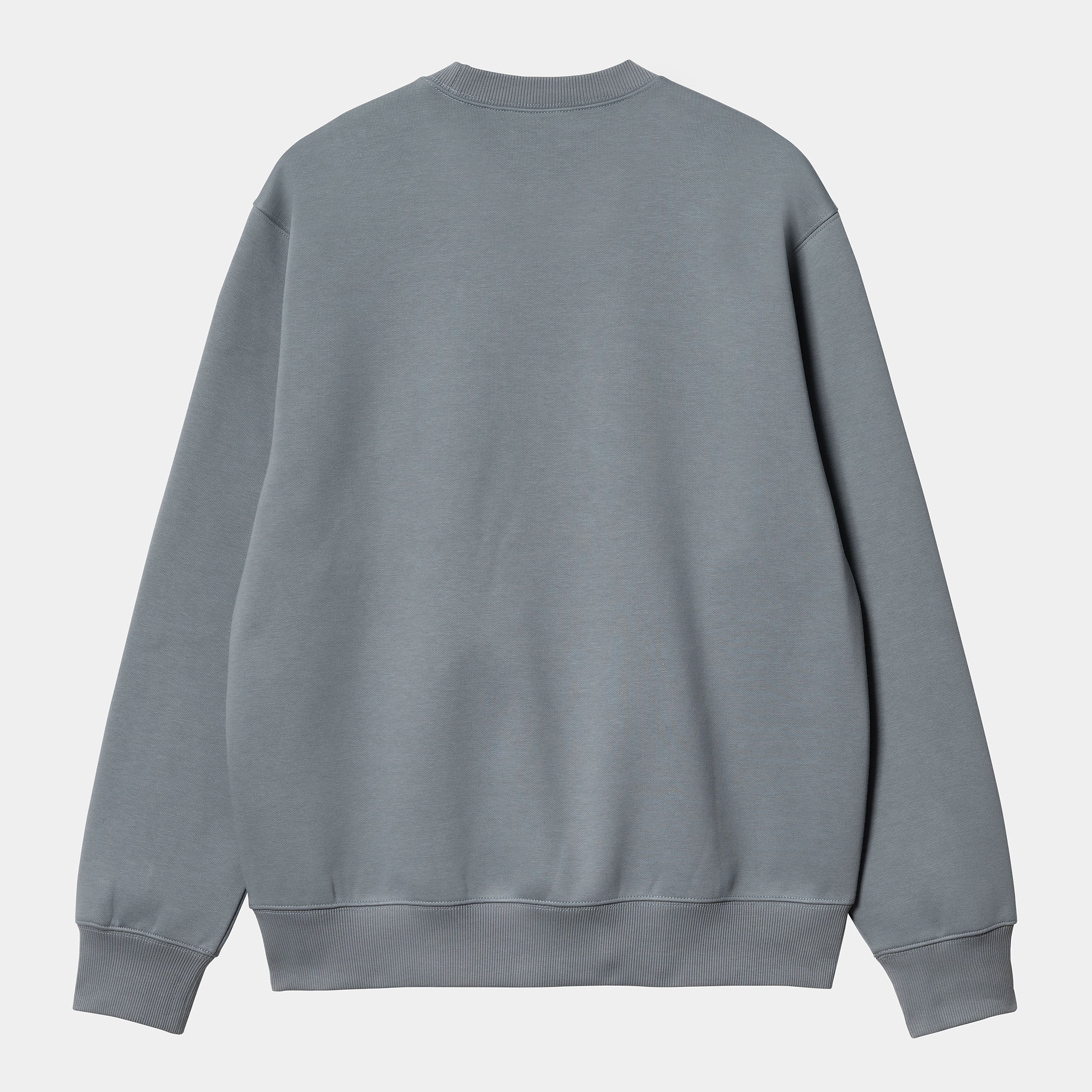 Ladies Carhartt Sweat-Dove Grey / Wax-Back View