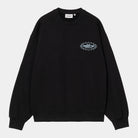 Carhartt WIP Catalogue Sweat-Black / Bluebird Black / Bluebird front view