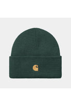 Carhartt WIP Chase Beanie-Discovery Green / Gold Discovery Green / Gold front view
