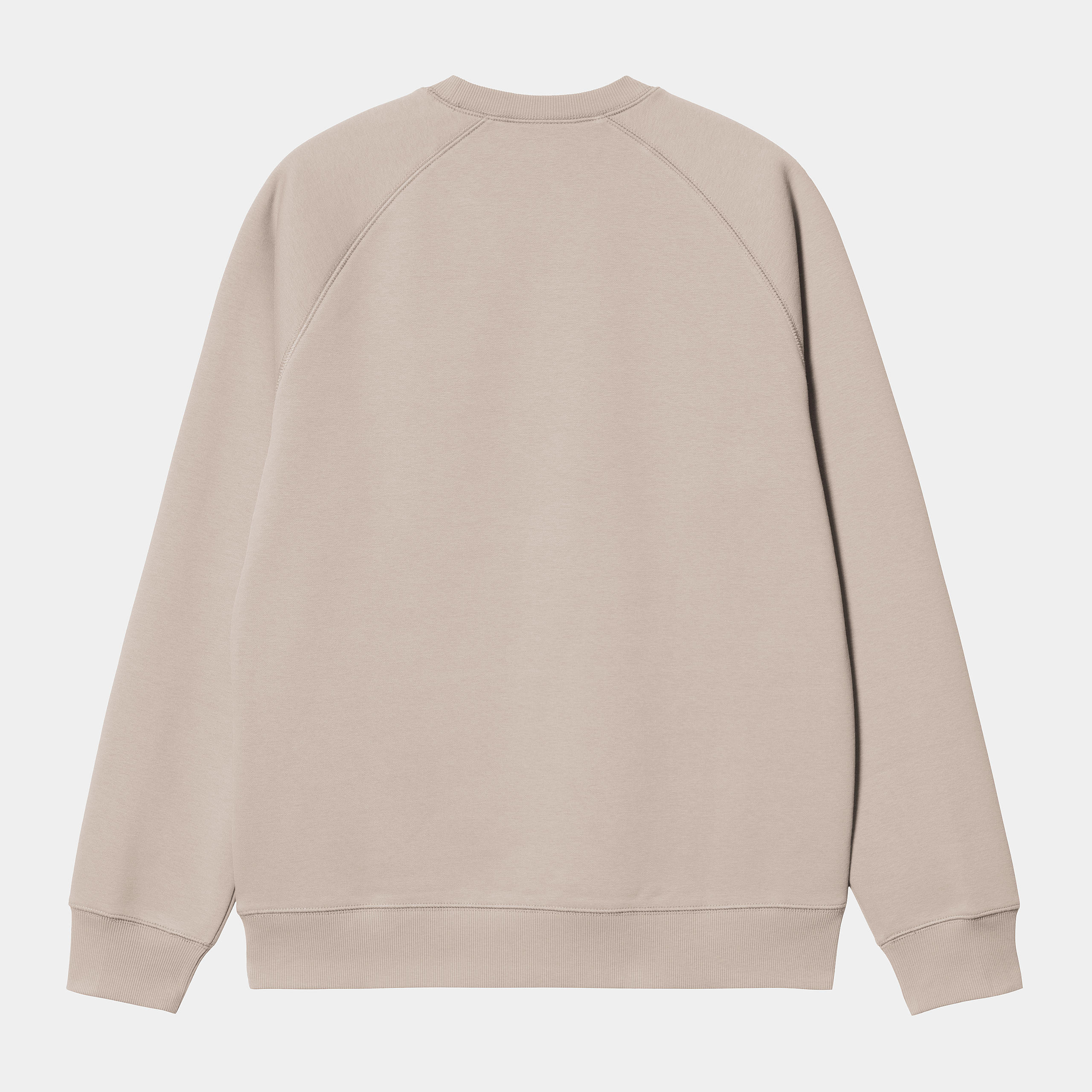 Carhartt WIP Chase Sweat-Dusky Beige / Gold Dusky Beige / Gold model front view
