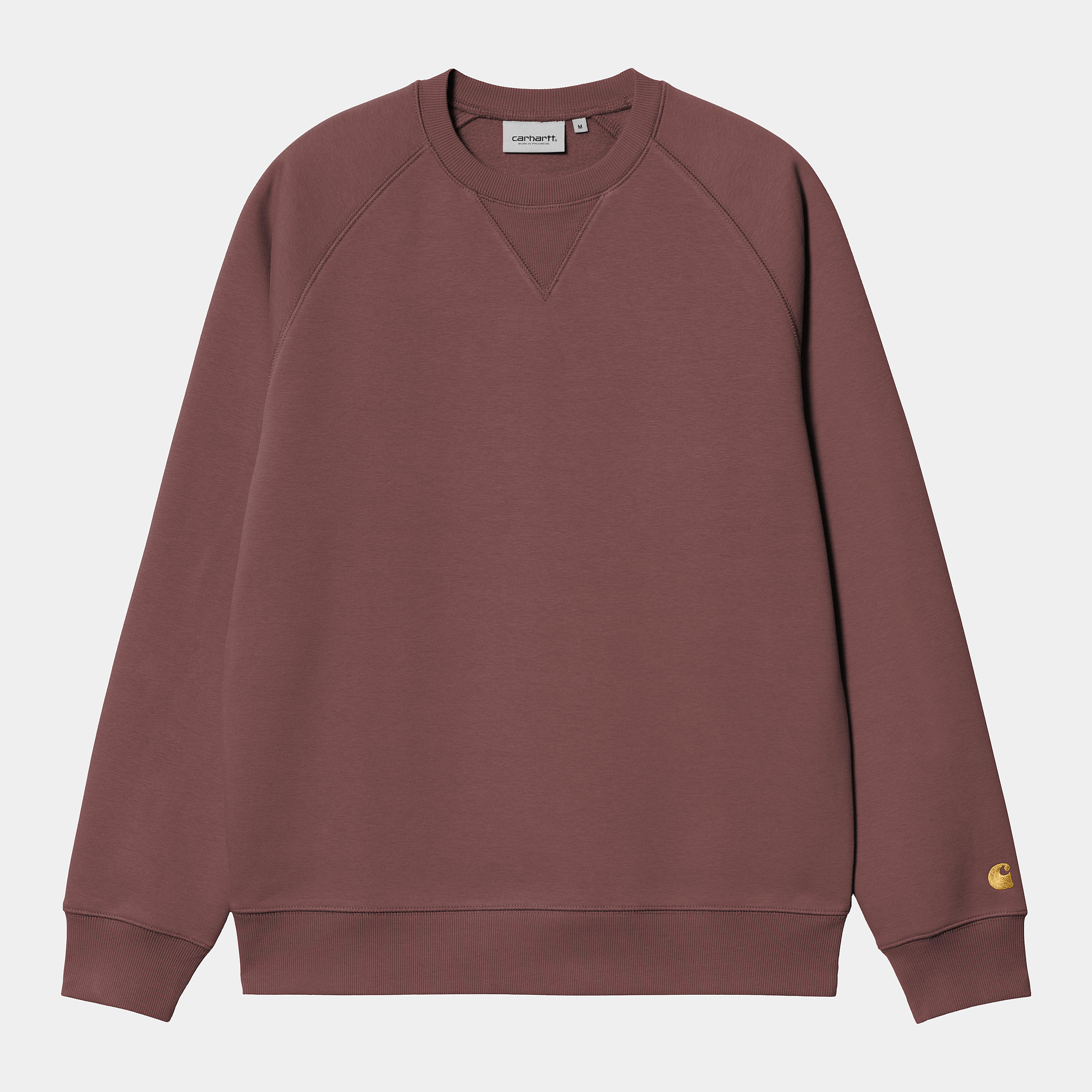 Men's Chase Sweat-Dusky Pink / Gold-Front View