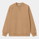 Carhartt WIP Chase Sweat-Peanut / Gold Peanut / Gold detail view