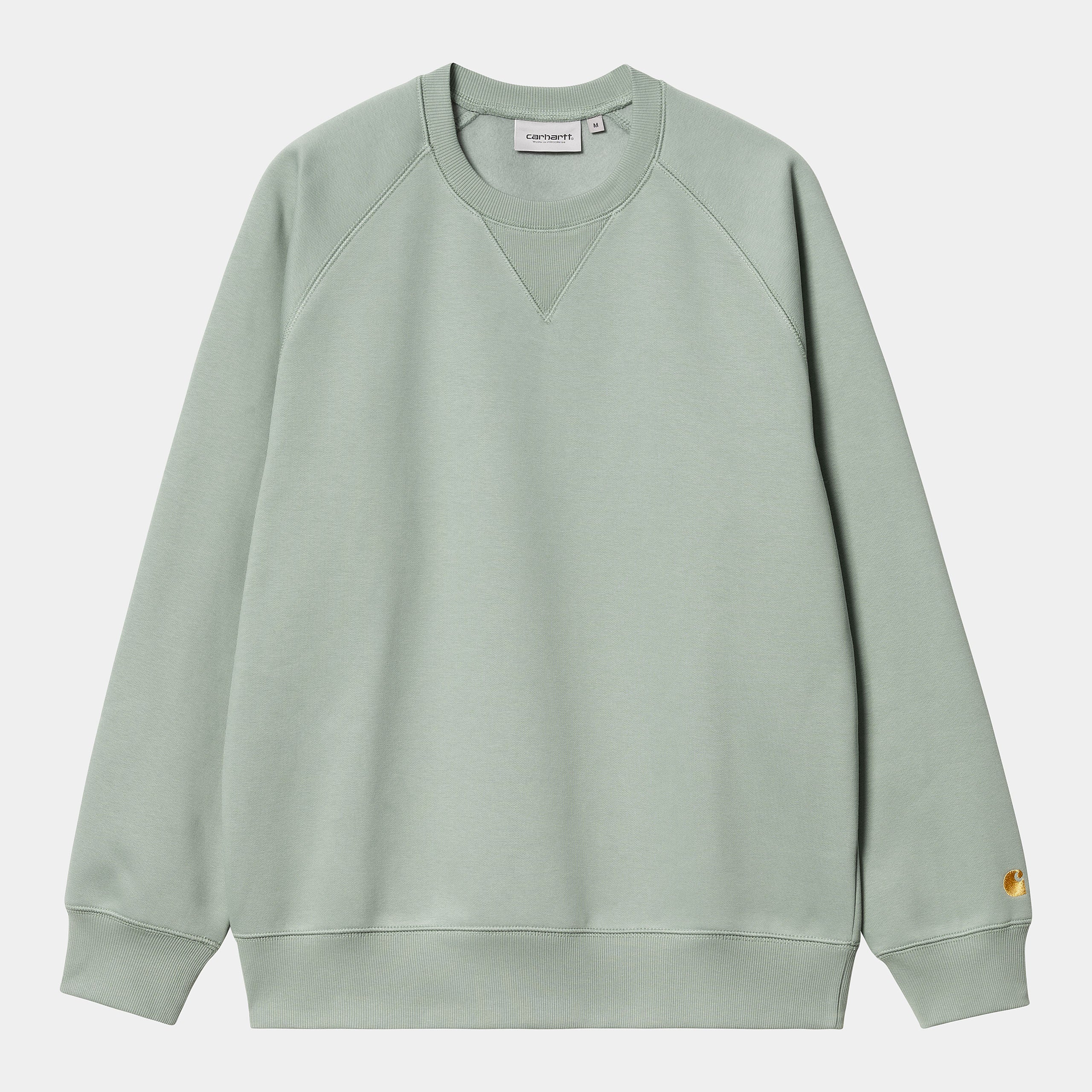 Men's Chase Sweat-Glassy Teal / Gold-Front View