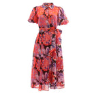 RANT & RAVE LADIES Ida Multi Midi Dress multi back view
