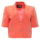 Ghost front view of Mariana coral blazer