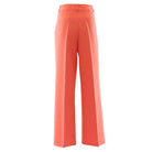 Ghost back view of women's coral trousers