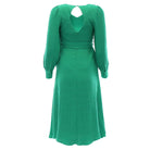 RANT & RAVE LADIES Bela Green Midi Dress Green side view
