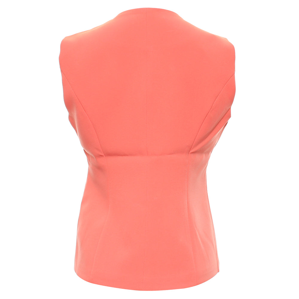 RANT & RAVE LADIES Melody Coral Waistcoat Coral side view