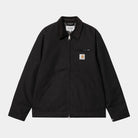 Carhartt WIP Detroit Jacket-Black / Black Black / Black flat front view