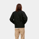 Carhartt WIP Detroit Jacket-Black / Black Black / Black model front view