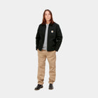 Carhartt WIP Detroit Jacket-Black / Black Black / Black side view