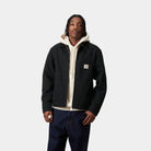Front view of Carhartt WIP Detroit Jacket in Black Black