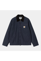 Carhartt WIP Detroit Blue / Black Heavy Stone Wash Jacket Blue / Black front view