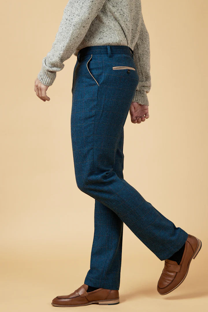 MARC DARCY Dion Blue Trousers Blue detail view
