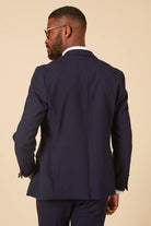 MARC DARCY Bromley Navy Blazer Navy model front view