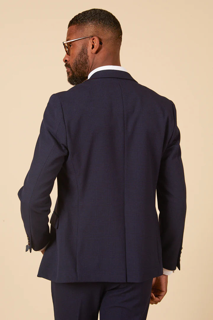 MARC DARCY Bromley Navy Blazer Navy model front view