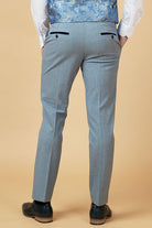 MARC DARCY Bromley Sky Trousers Sky model front view