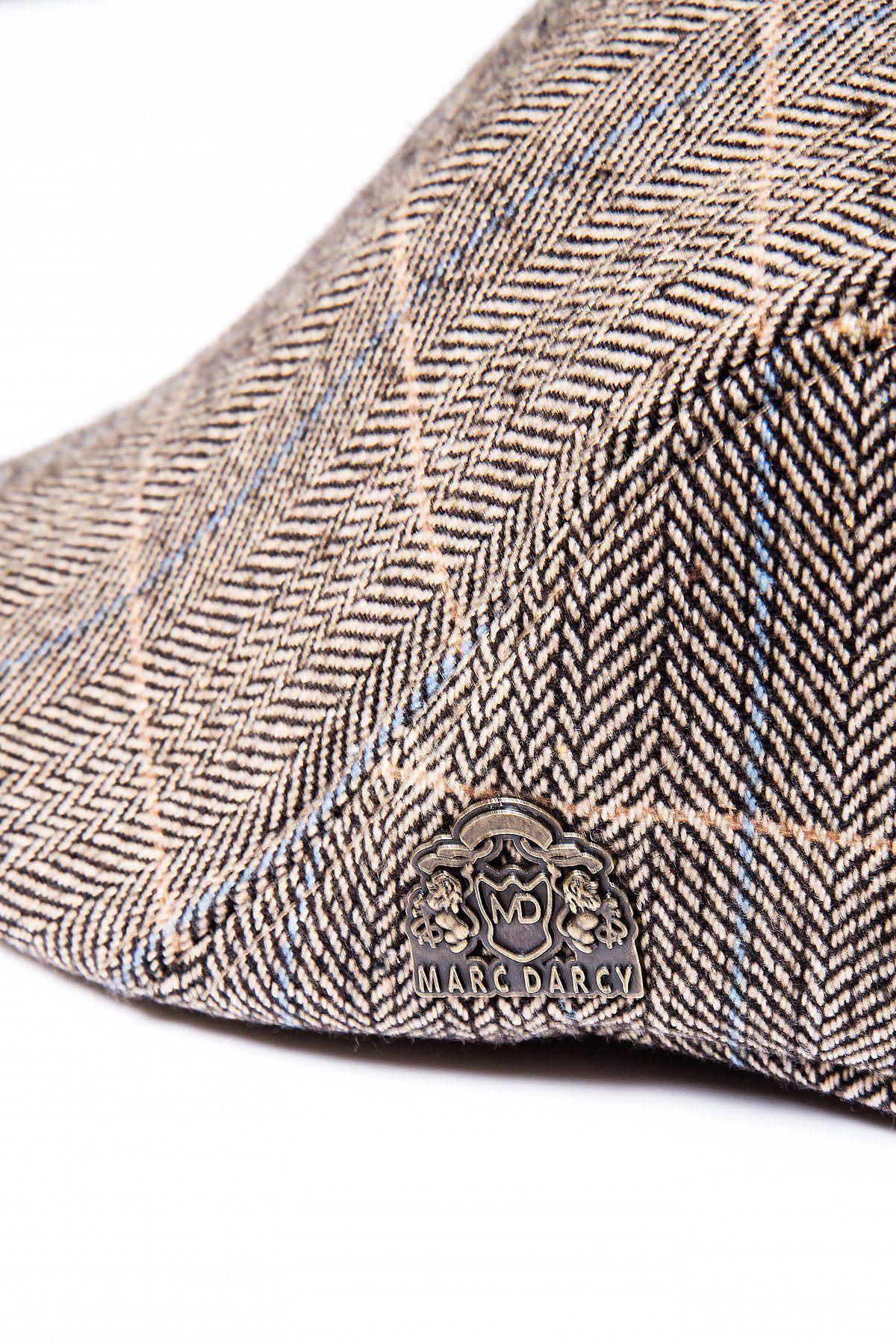 Men's Ted Tan Cap--Close Up of Logo