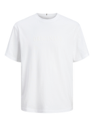 JACK JONES ORIGINALS Frederiksberg Tee Short Sleeve Crew Neck-Bright White Bright White side view