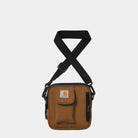 Carhartt WIP Essentials Small Bag - Deep Hamilton Brown Deep H Brown front view