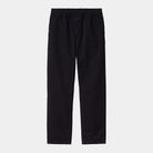 Carhartt WIP Flint Pant-Black BLACK model front view