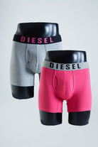 Diesel Bradford Gravel/Hot Pink Boxers Gravel/Hot Pink front view