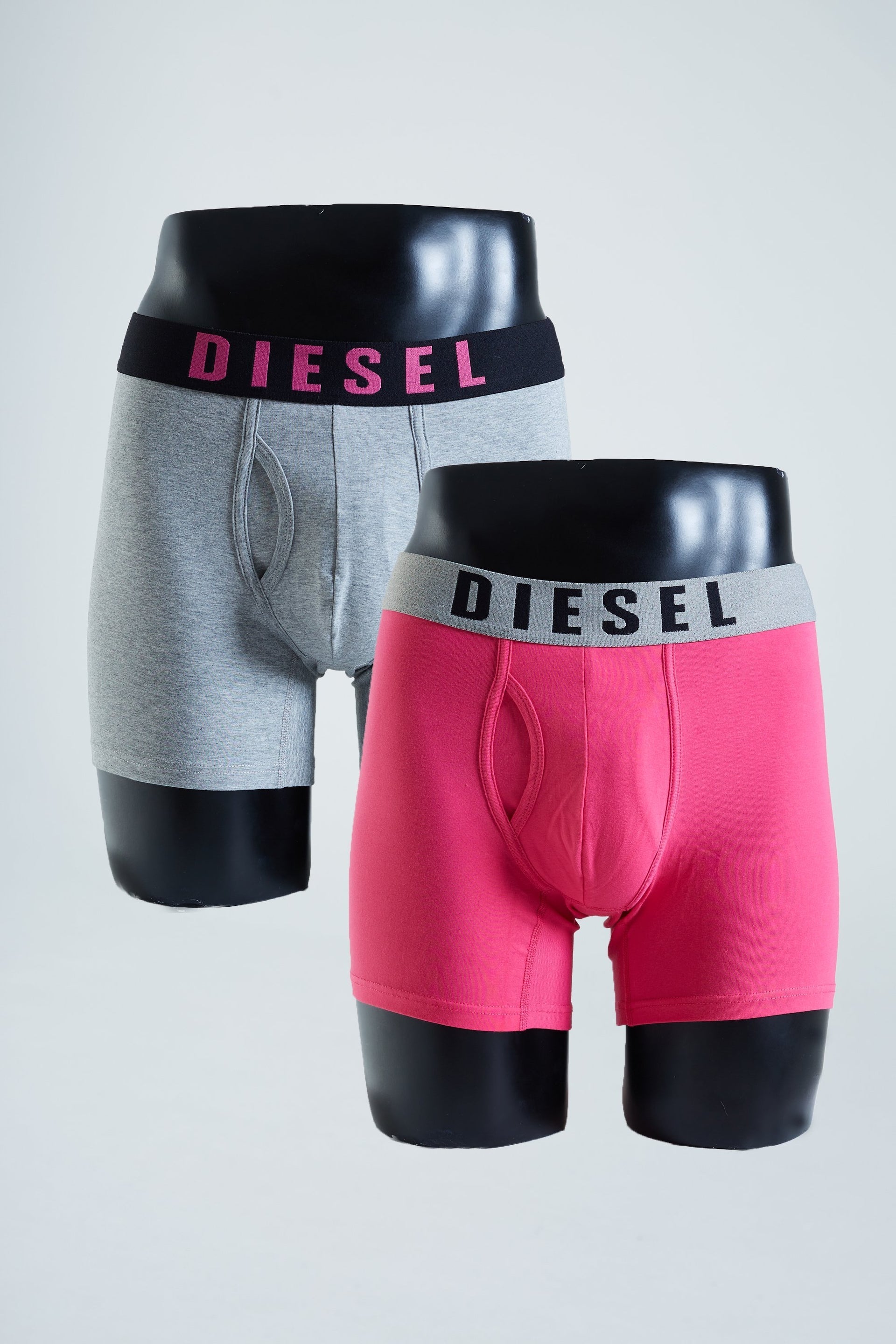 Diesel Bradford Gravel/Hot Pink Boxers Gravel/Hot Pink front view