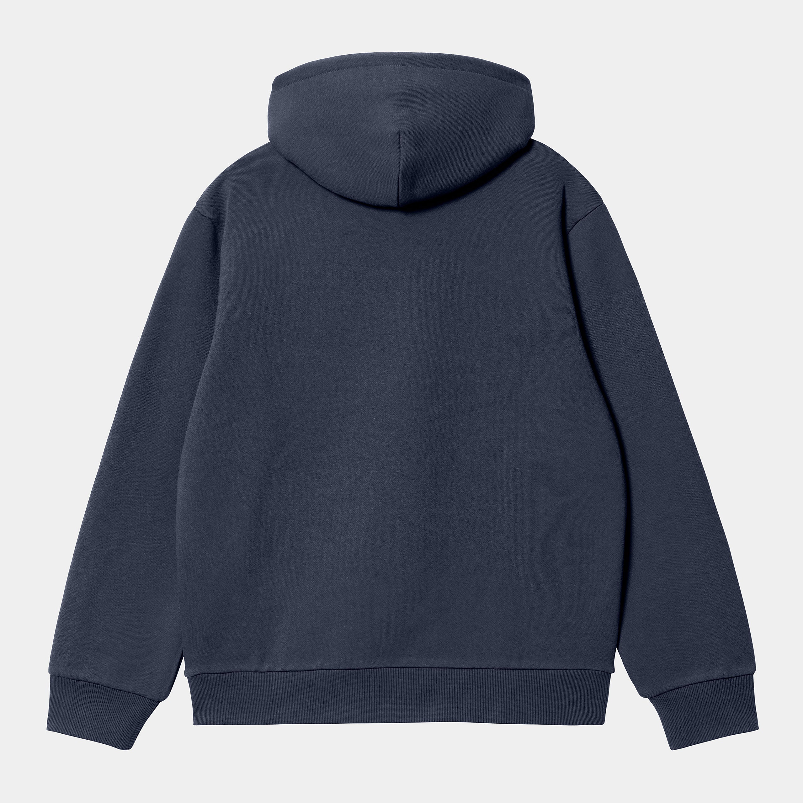 Men's Hooded Carhartt Sweat-Air Force Blue / Malbec-Back View