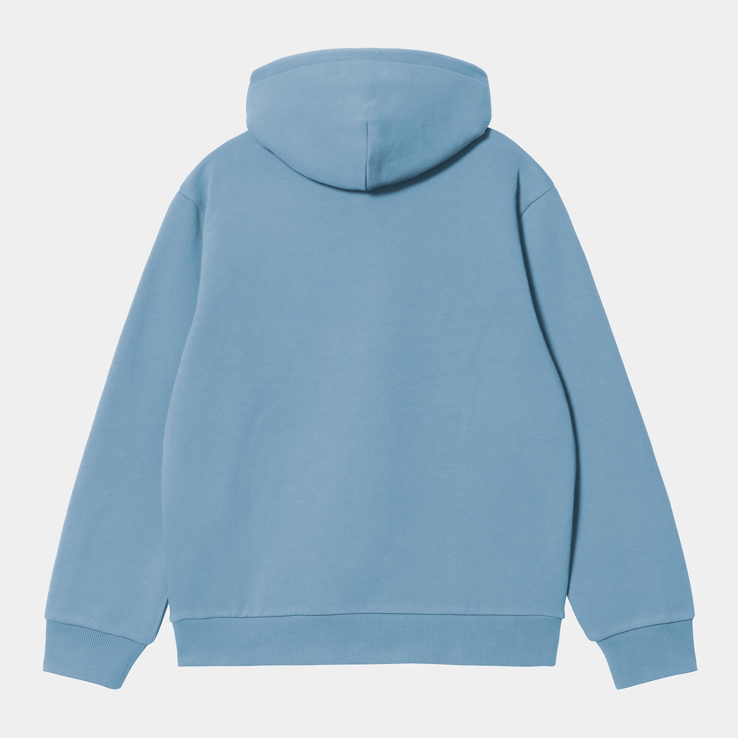 Men'sHooded Carhartt Sweat-Bluebird / Fleur De Sel-Back View