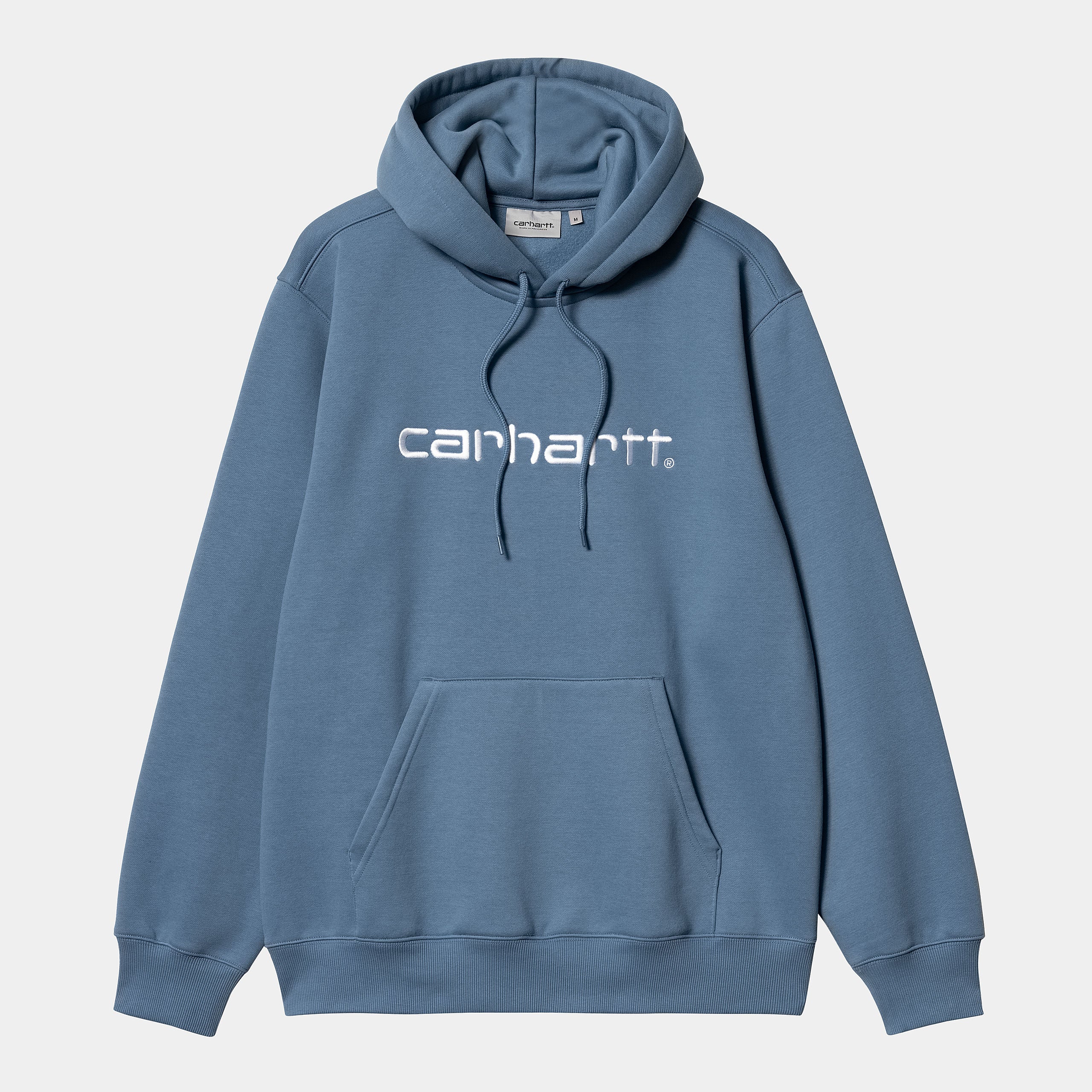 Men's Hooded Carhartt Sweat-Sorrent / White-Front View