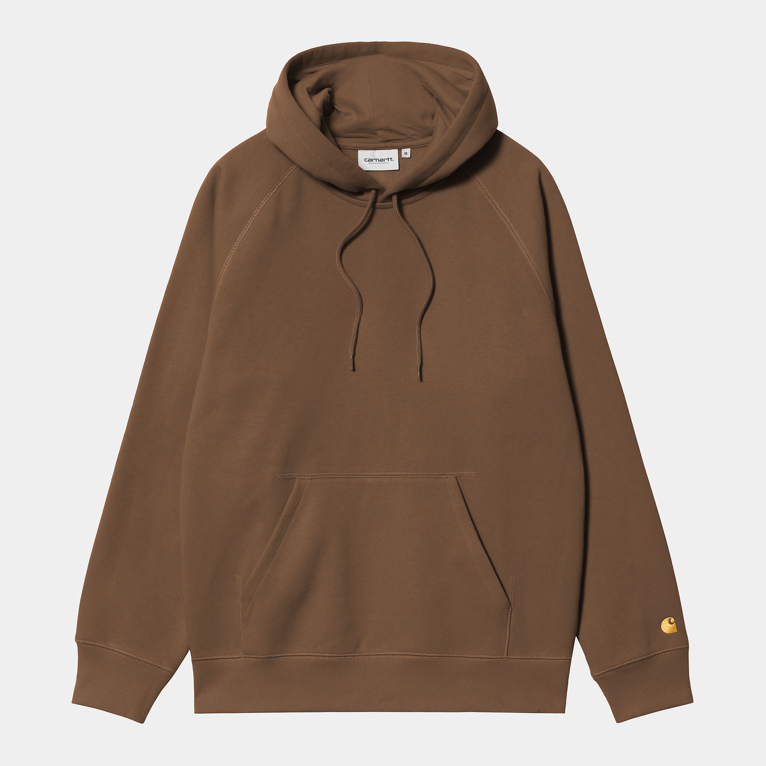 Hooded Chase Sweat-Chocolate / Gold