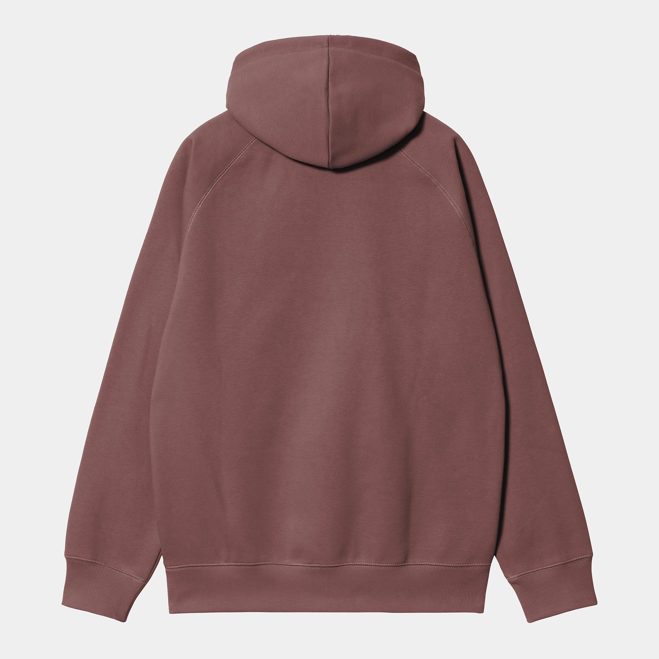 Men's Hooded Chase Sweat-Dusky Pink / Gold-Back View