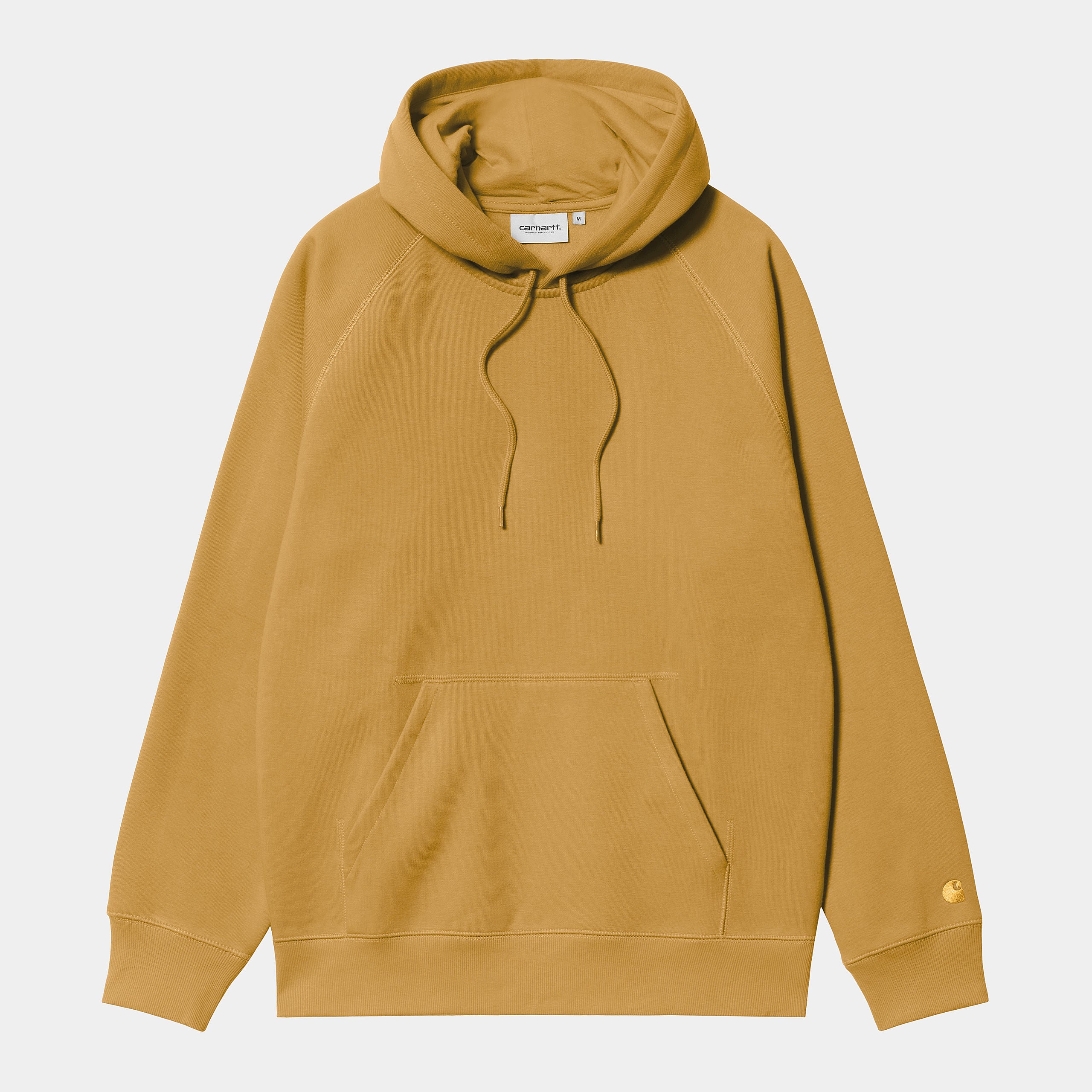 Men's Hooded Chase Sweat-Sunray / Gold-Front View