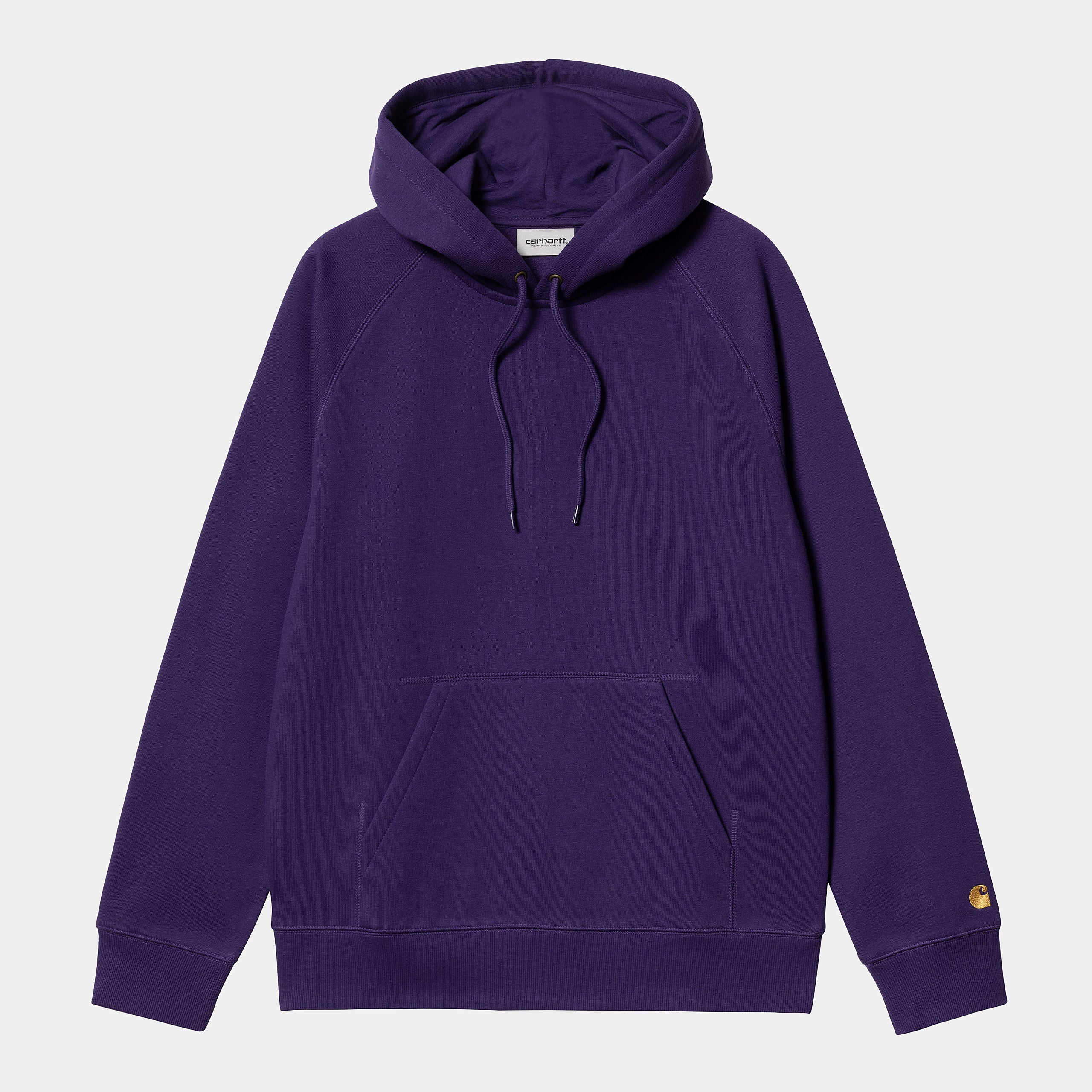Hooded Chase Sweat-Tyrian / Gold-Front View