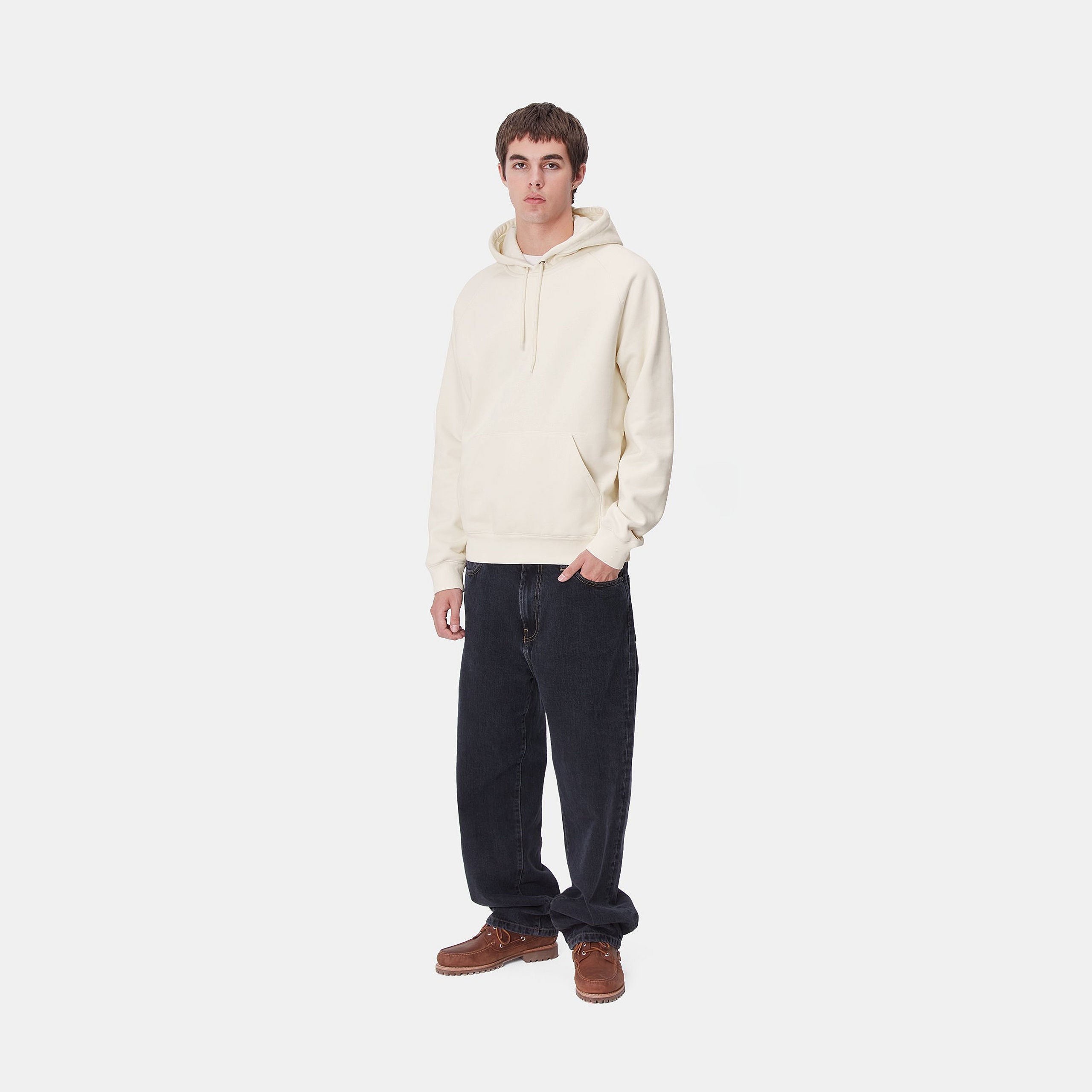 Hooded Chase Sweat-Wax / Gold-Full model view