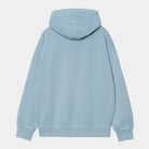 Carhartt WIP Hooded Nelson Sweat Hood-Clay Blue Clay Blue back view