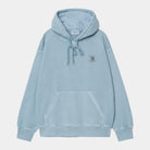 Carhartt WIP Hooded Nelson Sweat Hood-Clay Blue Clay Blue detail view