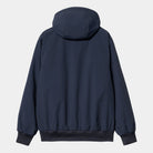 Carhartt WIP Hooded Sail Jacket-Air Force Blue / White Air Force Blue / White back view