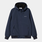 Carhartt WIP Hooded Sail Jacket-Air Force Blue / White Air Force Blue / White detail view