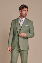 House of Cavani Caridi Blazer - Sage Sage front view