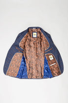 MARC DARCY Jenson Marine Check Jacket MARINE detail view